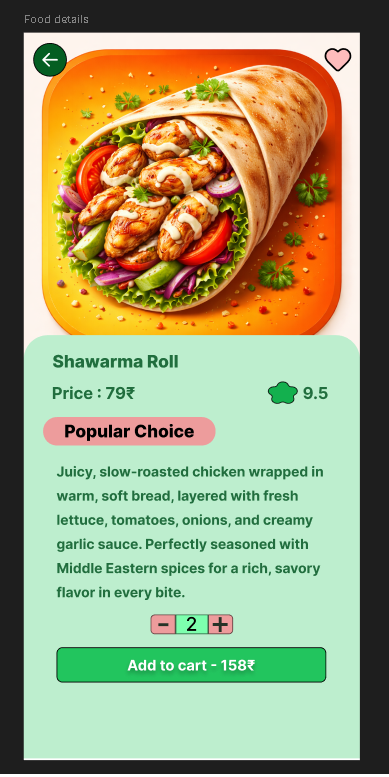 FreshBite Item Details